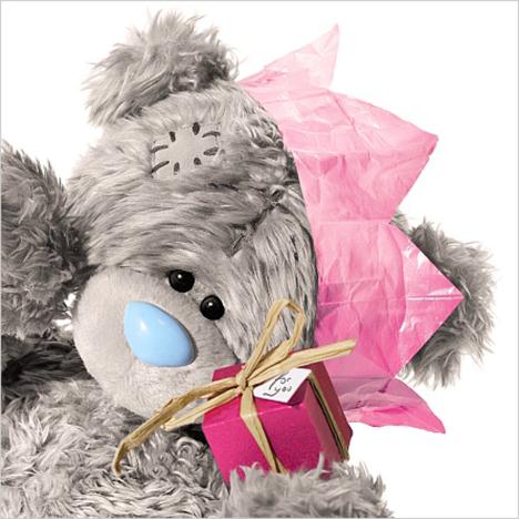 3D Holographic Birthday Gift Me to You Bear Card £2.99